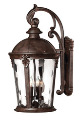 Hinkley Windsor LED Wall Mount in River Rock - 1899RK