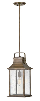 Hinkley Grant LED Outdoor Lantern in Burnished Bronze - 2392BU