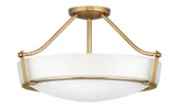 Hinkley Hathaway LED Foyer Pendant in Heritage Brass - 3221HB