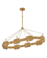 Hinkley Raffi LED Linear Pendant in Burnished Gold - 34107BNG