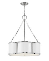Hinkley Chance LED Pendant in Polished Nickel - 4446PN