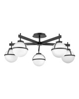 Hinkley Hollis LED Semi-Flush Mount in Black - 39674BK
