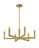Hinkley Ezra LED Chandelier in Heritage Brass - 45046HB