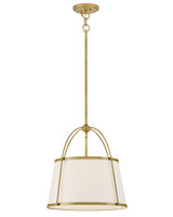 Hinkley Clarke LED Pendant in Lacquered Dark Brass - 4894LDB-OW
