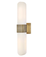 Hinkley Cotes LED Wall Sconce in Lacquered Brass - 55182LCB