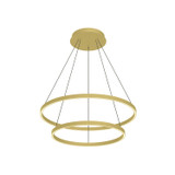 Kuzco Lighting Cerchio LED Chandelier in Brushed Gold - CH87832-BG