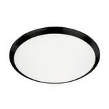 Kuzco Lighting Malta LED Flush Mount in Black - FM1515-BK-5CCT