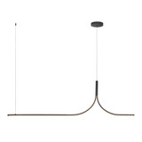 Kuzco Lighting Thread LED Linear Pendant in Black - LP17905-BK-UNV-010-RT