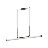 Kuzco Lighting Vesper LED Linear Pendant in Black - LP73048-BK