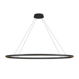 Kuzco Lighting Ovale LED Linear Pendant in Black - LP79153-BK