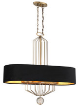 Metropolitan Grandeur Eight Light Island Pendant in Aged Antique Brass - N7339-790