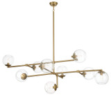 Minka-Lavery Millikan Nine Light Pendant in Signature Brass - 1895-894