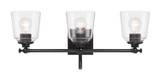 Minka-Lavery Antonia Three Light Bath Vanity in Coal - 4003-66A