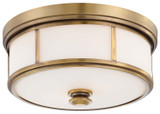 Minka-Lavery Harbour Point Two Light Flush Mount in Liberty Gold - 4365-249