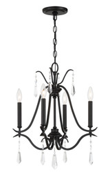 Minka-Lavery Laurel Estate Four Light Chandelier in Coal - 4444-66A