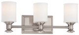 Minka-Lavery Harbour Point Three Light Bath in Brushed Nickel - 5173-84