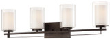 Minka-Lavery Parsons Studio Four Light Bath in Smoked Iron - 6104-172