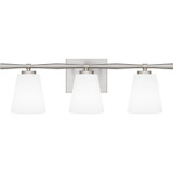 Quoizel Brindley Three Light Bath in Brushed Nickel - BID8623BN