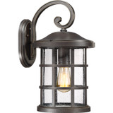 Quoizel Crusade One Light Outdoor Wall Lantern in Palladian Bronze - CSE8410PN