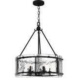 Quoizel Fortress Five Light Pendant in Earth Black - FTS2821EK