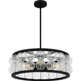 Quoizel Terrarock Five Light Pendant in Matte Black - TRK2823MBK