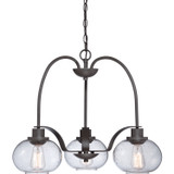 Quoizel Trilogy Three Light Chandelier in Old Bronze - TRG5103OZ