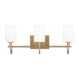 Visual Comfort Studio Oak Moore LED Bath Wall Sconce in Satin Brass - 4457103EN3-848