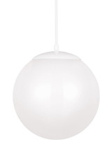 Visual Comfort Studio Leo - Hanging Globe LED Pendant in White - 602293S-15