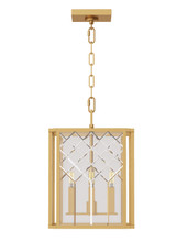 Visual Comfort Studio Erro Four Light Pendant in Burnished Brass - AC1134BBS