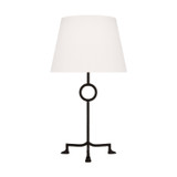 Visual Comfort Studio Montour One Light Table Lamp in Aged Iron - TFT1021AI1