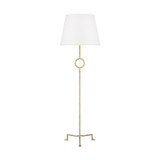 Visual Comfort Studio Montour One Light Floor Lamp in Coastal Gild - TFT1031CGD1
