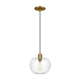 Visual Comfort Studio Mela One Light Pendant in Burnished Brass - TP1211BBS