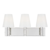 Visual Comfort Studio Beckham Classic Three Light Vanity in Polished Nickel - TV1033PN