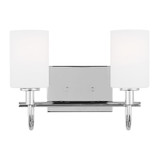 Visual Comfort Studio Oak Moore Two Light Bath Vanity in Chrome - 4457102-05