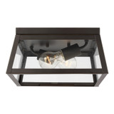 Visual Comfort Studio Founders Two Light Outdoor Flush Mount in Antique Bronze - 7848402EN3-71