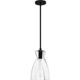 Quoizel Stetson One Light Mini Pendant in Matte Black - STS1506MBK