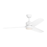 Visual Comfort Fan Colgin 56 LED 56"Ceiling Fan in Matte White - 3CGR56RZWD