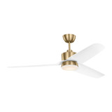 Visual Comfort Fan Colgin 56 LED 56"Ceiling Fan in Satin Brass - 3CGR56SBD