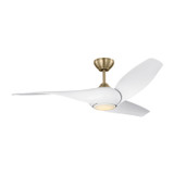 Visual Comfort Fan Topan Smart 52 LED 52"Ceiling Fan in Burnished Brass - 3TNSM52BBSD
