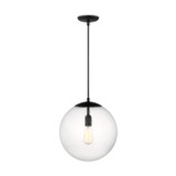 Visual Comfort Studio Leo - Hanging Globe One Light Pendant in Midnight Black - 6801801-112