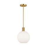 Visual Comfort Studio Colewood One Light Pendant in Satin Brass - DJP1171SB