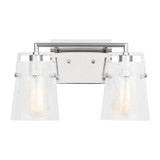 Visual Comfort Studio Crofton Two Light Vanity in Chrome - DJV1032CHCKG