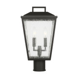 Visual Comfort Studio Kennewick Two Light Post Mount in Textured Black - DJO1092TXB