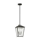 Visual Comfort Studio Kennewick Two Light Pendant in Textured Black - DJO1102TXB