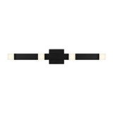 Visual Comfort Studio Brander LED Vanity in Midnight Black - DJV1071MBK-L1