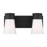 Visual Comfort Studio Roy Two Light Vanity in Midnight Black - DJV1082MBK