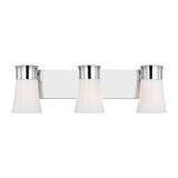Visual Comfort Studio Roy Three Light Vanity in Chrome - DJV1083CH