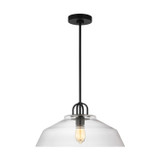 Visual Comfort Studio Payton One Light Pendant in Midnight Black - DJP1131MBK