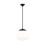 Visual Comfort Studio Milne One Light Pendant in Midnight Black - EP1361MBK