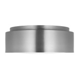 Visual Comfort Studio Dartmore Two Light Flush Mount in Brushed Nickel - DJF1042BS